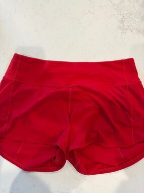 Lululemon speed up 4” - size 8